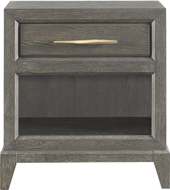 Cindy Crawford Home Kailey Park Charcoal Nightstand