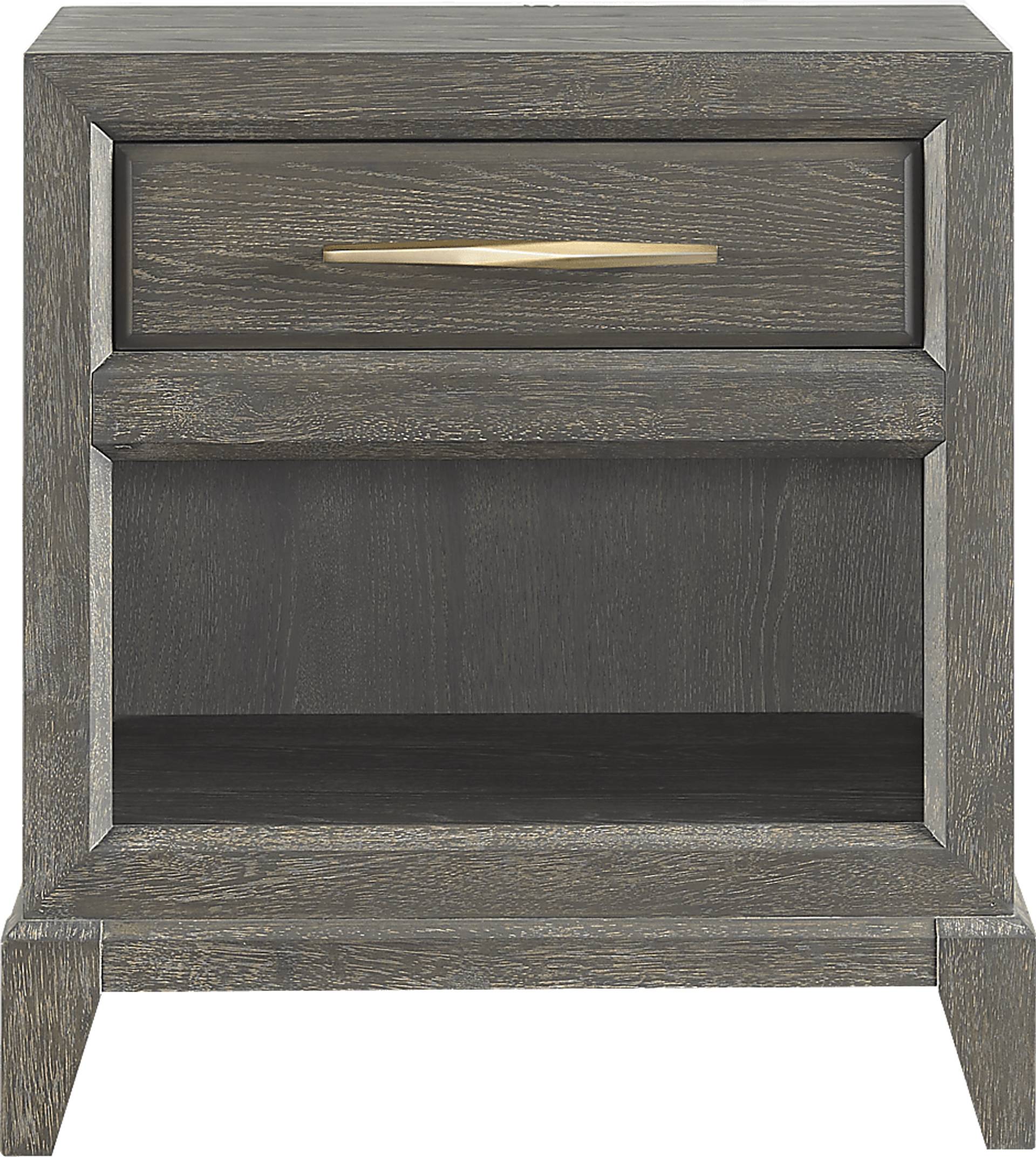 charcoal nightstand