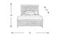 Cindy Crawford Home Kailey Park Light Oak 3 Pc King Panel Bed