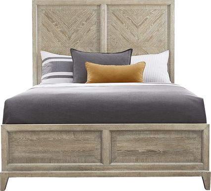 Cindy Crawford Home Kailey Park Light Oak 3 Pc King Panel Bed