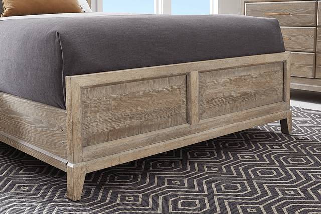 Kailey Park Light Oak 5 Pc King Sleigh Bedroom - Thumbnail - Image 5