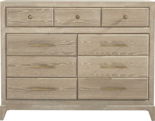Kailey Park Light Oak 5 Pc Queen Panel Bedroom - Thumbnail - Image 5