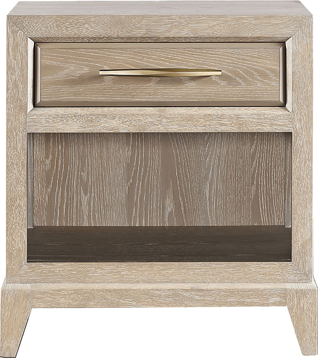Cindy Crawford Home Kailey Park Light Oak Nightstand
