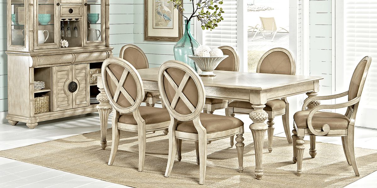 Cindy Crawford Key West 5 Pc Light Pine Wood Dining Room Set | Rooms to Go