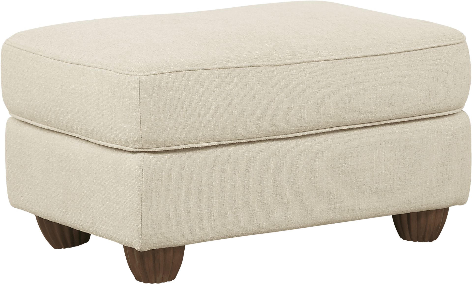 Cindy Crawford Home Key West Palms Sand Ottoman - Image 1