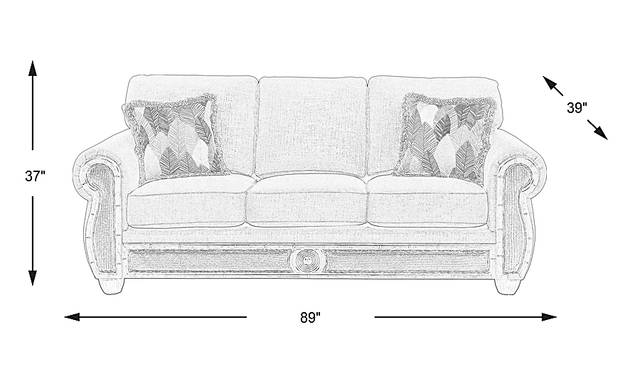 Dimension Image. Please refer to the Dimension Tab on this page for dimension details.