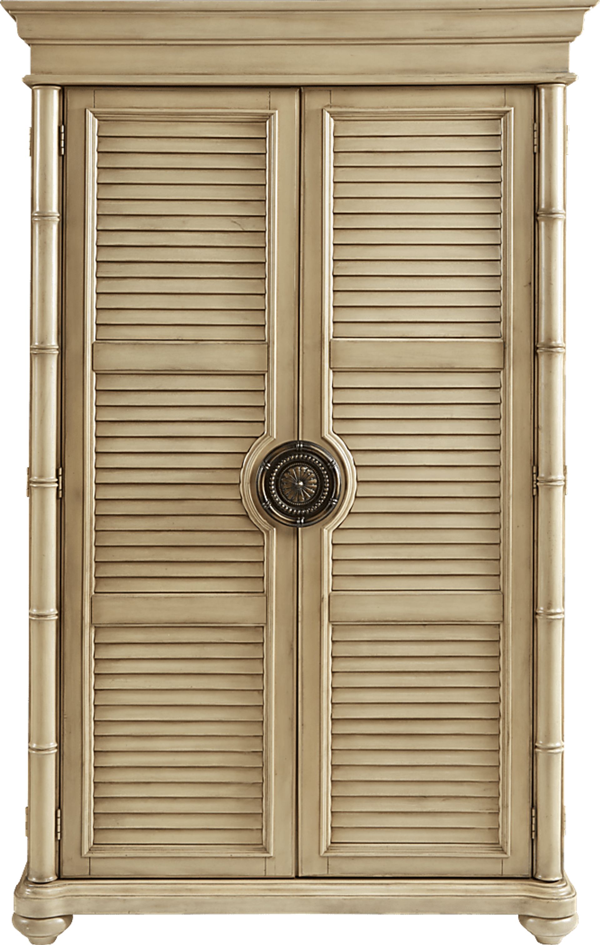 Cindy Crawford Home Key West Sand 2 Pc Armoire - Image 1