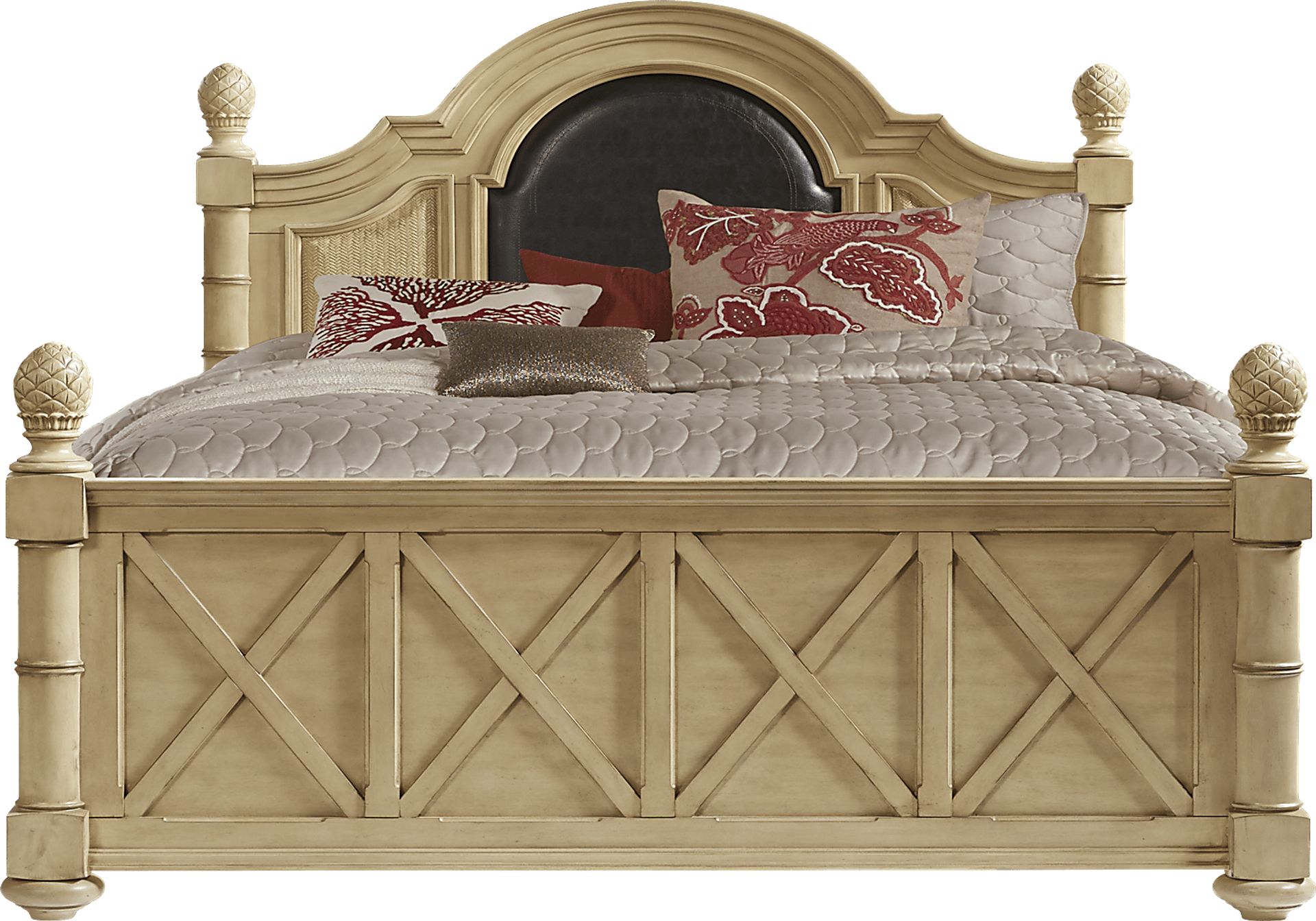 Cindy Crawford Home Key West Sand Panel 3 Pc King Bed - Image 2