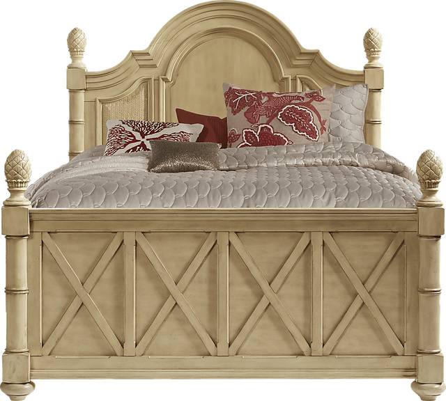 Cindy Crawford Home Key West Sand Panel 3 Pc King Bed - Thumbnail - Image 1