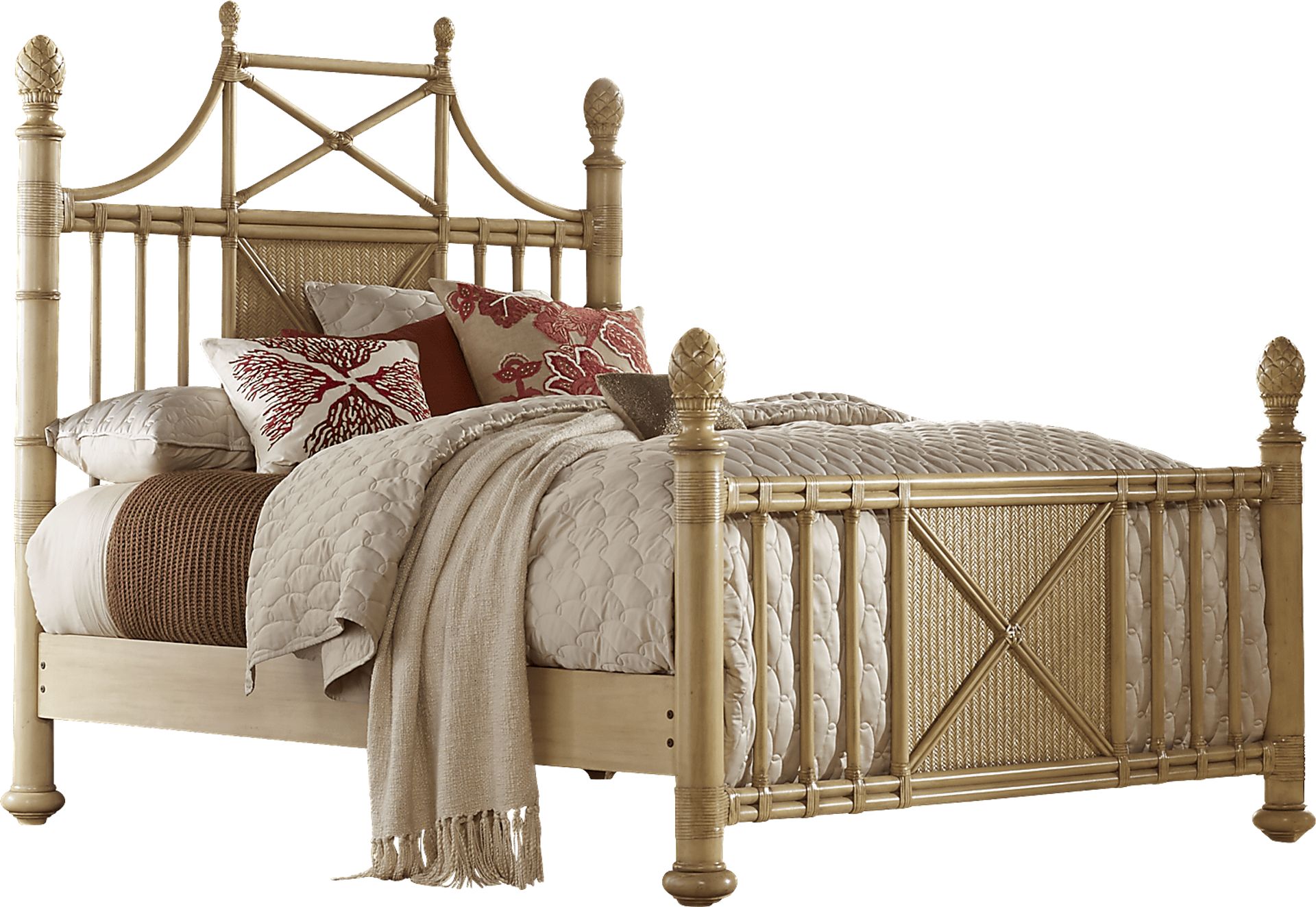 Cindy Crawford Home Key West Sand Panel X 3 Pc King Bed - Image 1