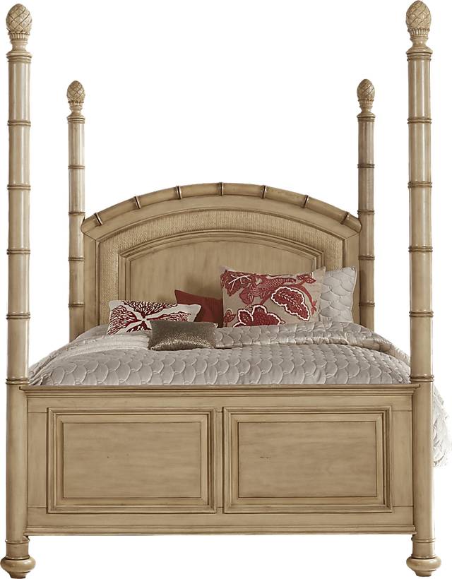 Cindy Crawford Home Key West Sand Poster 3 Pc Queen Bed - Thumbnail - Image 1