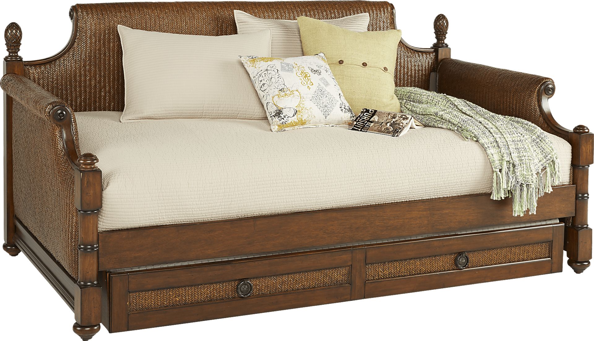 Cindy Crawford Home Key West Tobacco Daybed - Image 1
