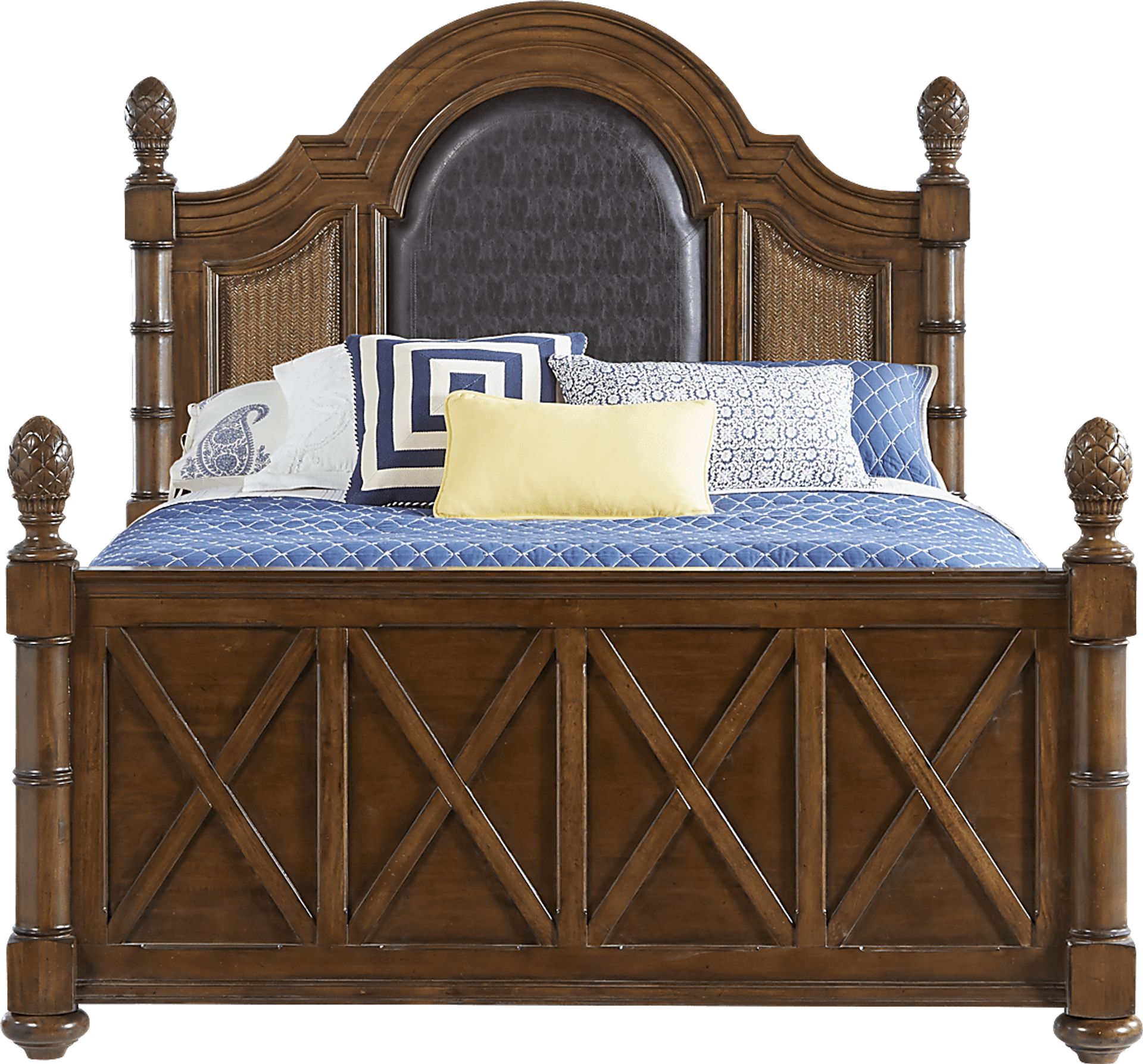 Cindy Crawford Home Key West Tobacco Panel 3 Pc King Bed - Image 2