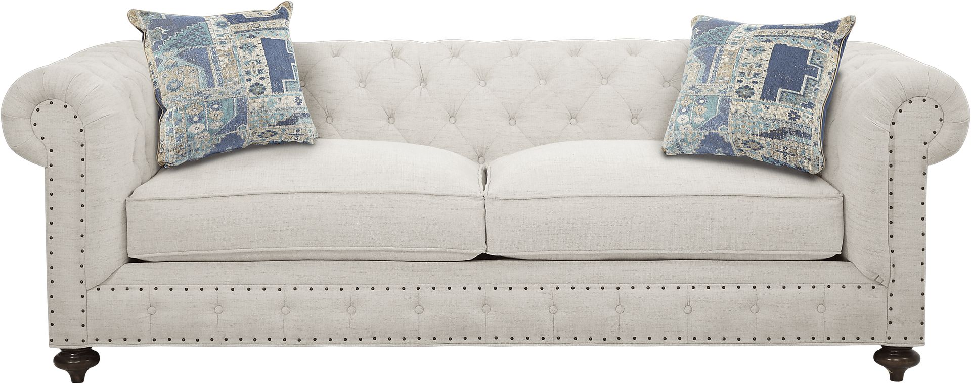 Cindy Crawford Home Knightsbridge Ivory Sofa - Image 1