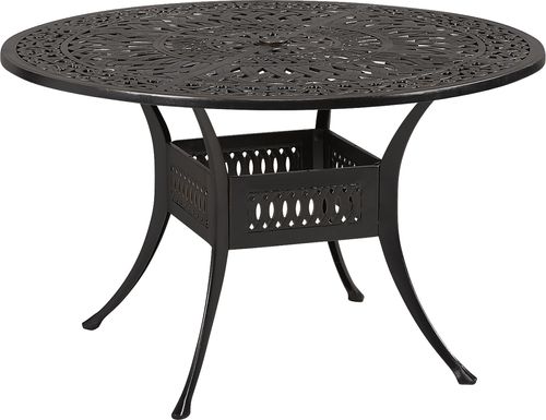 Cindy Crawford Home Lake Como Antique Bronze 48 in. Round Outdoor Dining Table