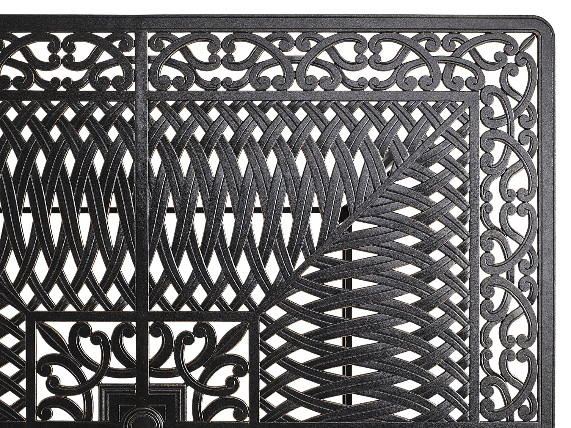 Lake Como Antique Bronze 9 Pc Square Outdoor Dining Set - Image 4