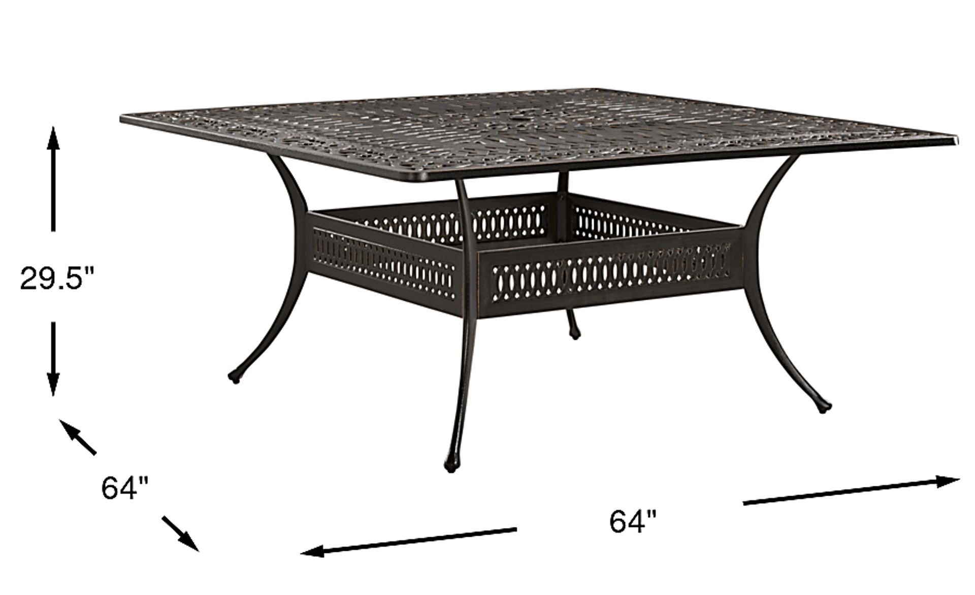 Dimension Image. Please refer to the Dimension Tab on this page for dimension details.