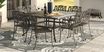 Cindy Crawford Home Lake Como Antique Bronze 64" Square Outdoor Dining Table