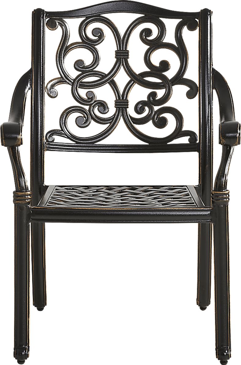Cindy Crawford Home Lake Como Antique Bronze 9 Pc Square Outdoor Dining Set