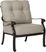 Cindy Crawford Home Lake Como Antique Bronze 4 Pc Outdoor Seating Set with Silk-Colored Cushions