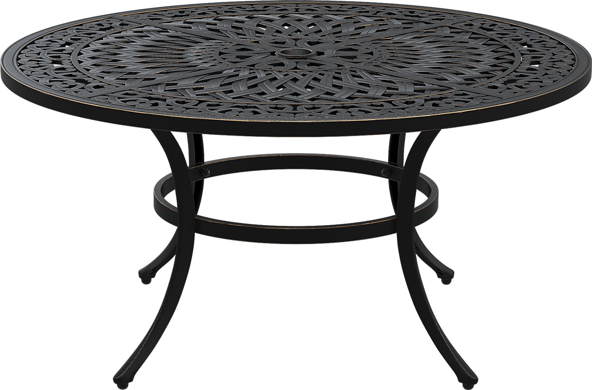 Lake Como Bronze Metal Aluminum Outdoor Cocktail Table | Rooms to Go