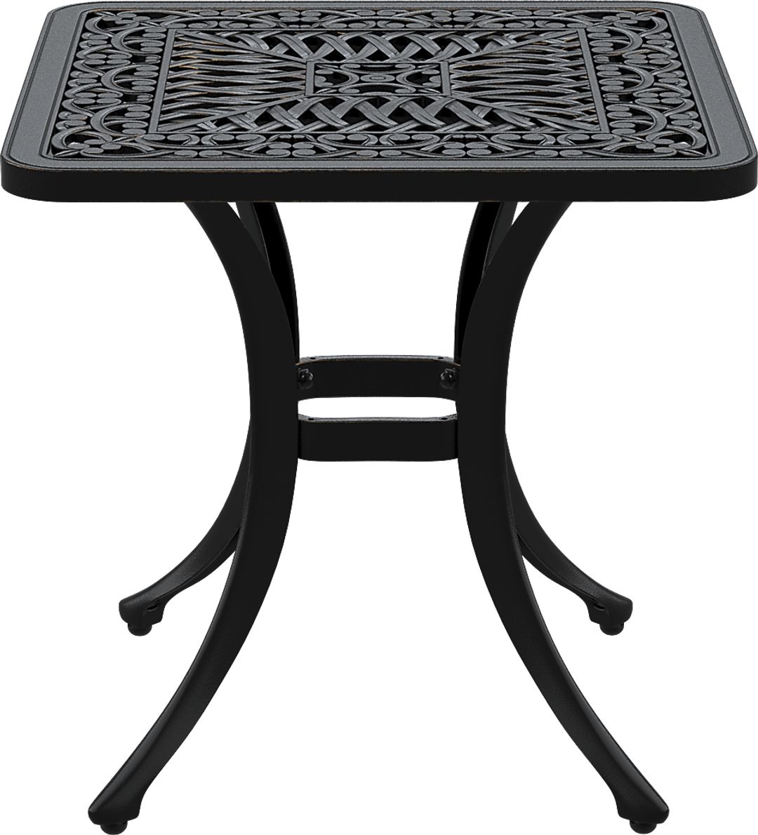 Cindy Crawford Home Lake Como Antique Bronze Outdoor End Table Rooms