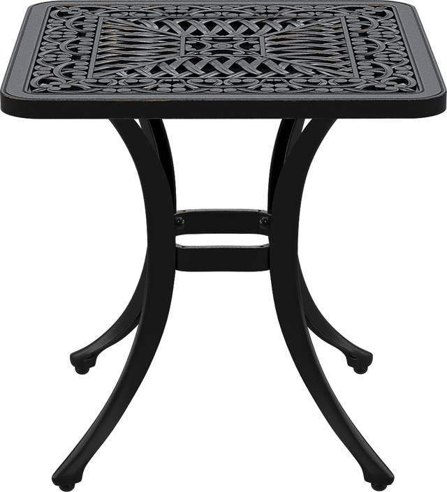 Lake Como Antique Bronze Outdoor End Table - Thumbnail - Image 2