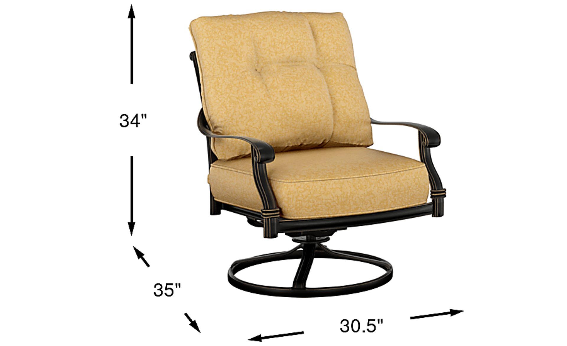 Dimension Image. Please refer to the Dimension Tab on this page for dimension details.