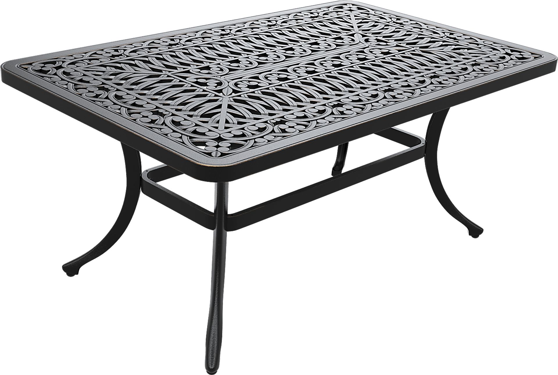 Cindy Crawford Home Lake Como Antique Bronze 6 Pc Outdoor Seating Set With Mushroom Cushions - Image 6