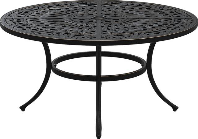 Lake Como Antique Bronze 5 Pc Outdoor Chat Set with Coconut Cushions - Thumbnail - Image 3
