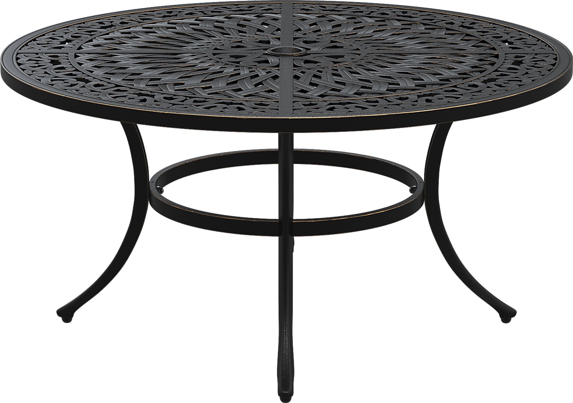 Lake Como Antique Bronze 5 Pc Outdoor Chat Set with Coconut Cushions - Image 3