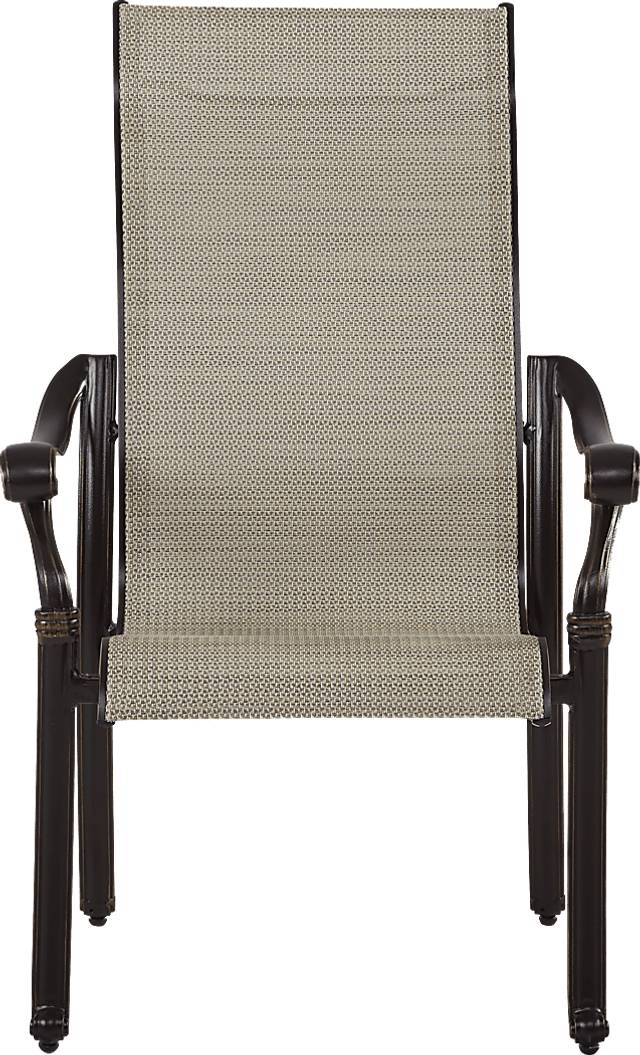 Cindy Crawford Home Lake Como Antique Bronze 7 Pc 72-102 in. Outdoor Dining Set with Sling Chairs - Thumbnail - Image 8
