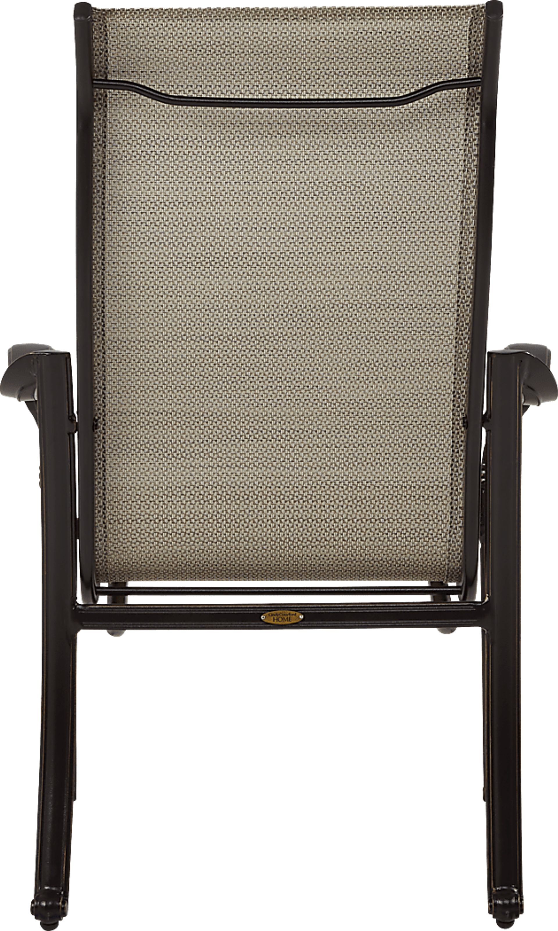 Cindy Crawford Home Lake Como Antique Bronze 7 Pc 72-102 in. Outdoor Dining Set with Sling Chairs - Image 9