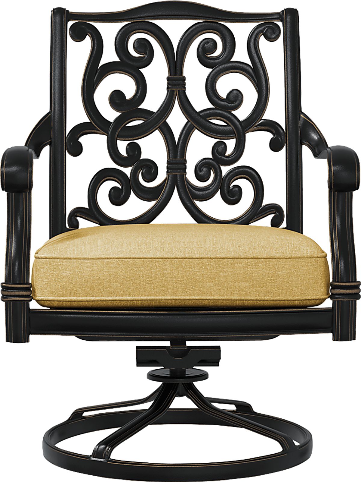 Cindy Crawford Lake Como Bronze Metal Gold Yellow Aluminum Outdoor ...