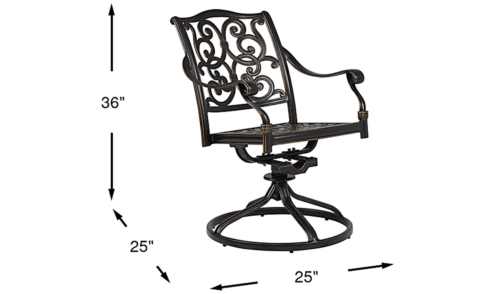 Dimension Image. Please refer to the Dimension Tab on this page for dimension details.