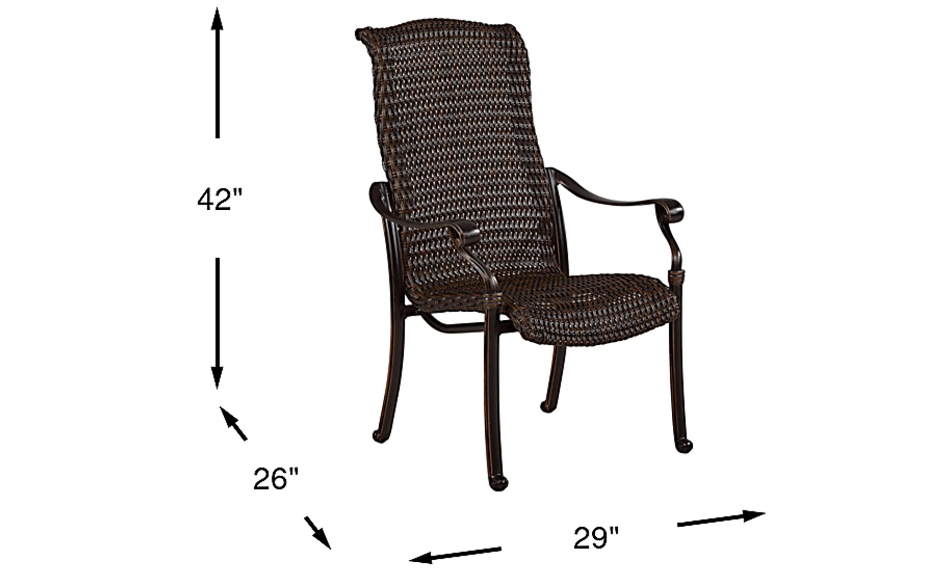 Dimension Image. Please refer to the Dimension Tab on this page for dimension details.