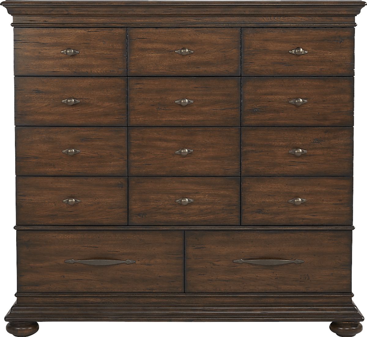 Lake Hills Brown Dark Wood 2 Pc Master Chest Rooms to Go