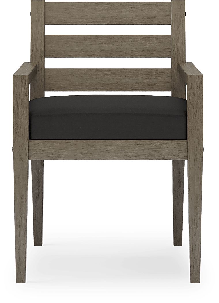 Lake Tahoe Gray Outdoor Arm Chair