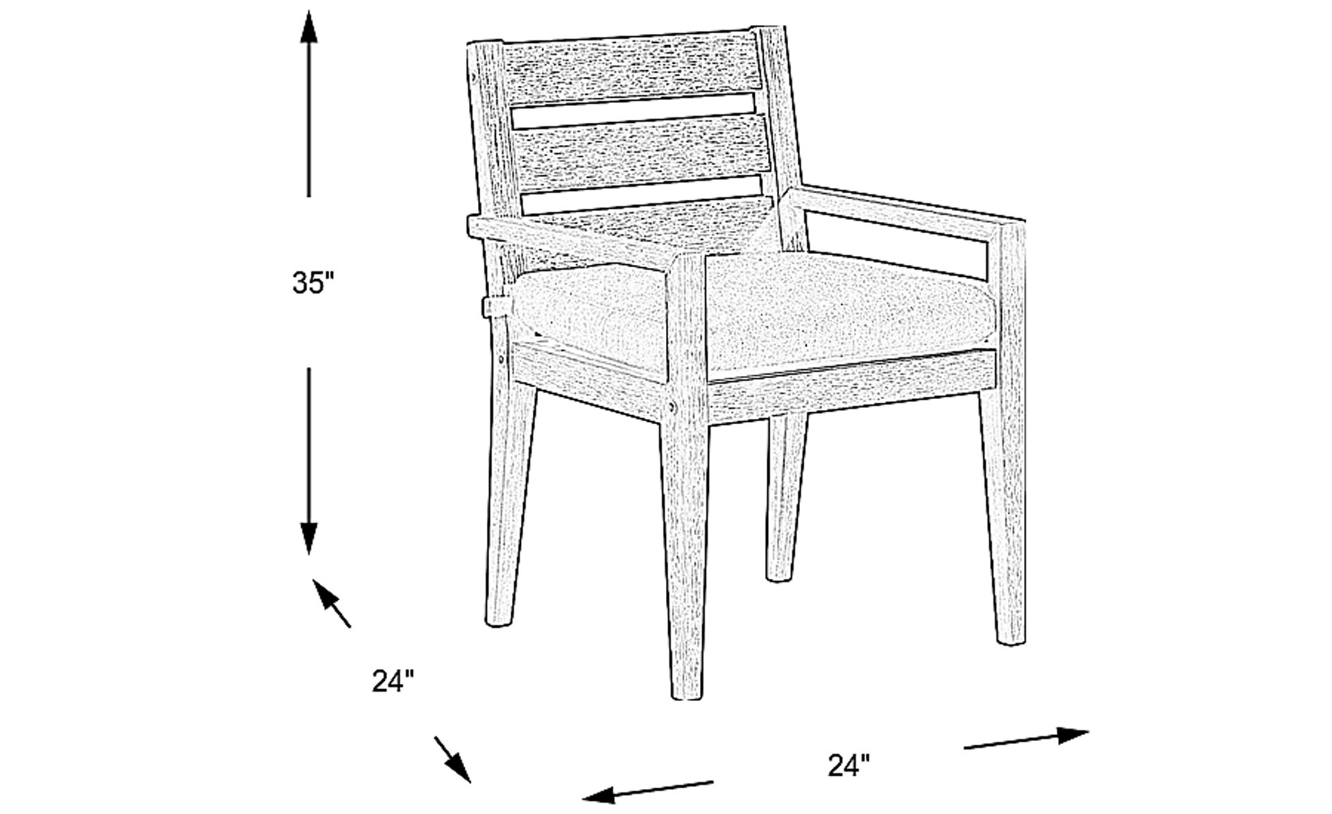 Dimension Image. Please refer to the Dimension Tab on this page for dimension details.