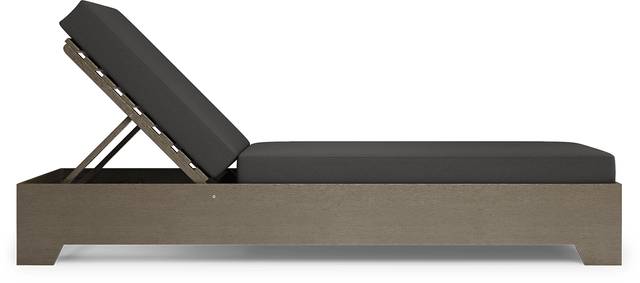 Cindy Crawford Home Lake Tahoe Gray Outdoor Chaise with Charcoal Cushions - Thumbnail - Image 4