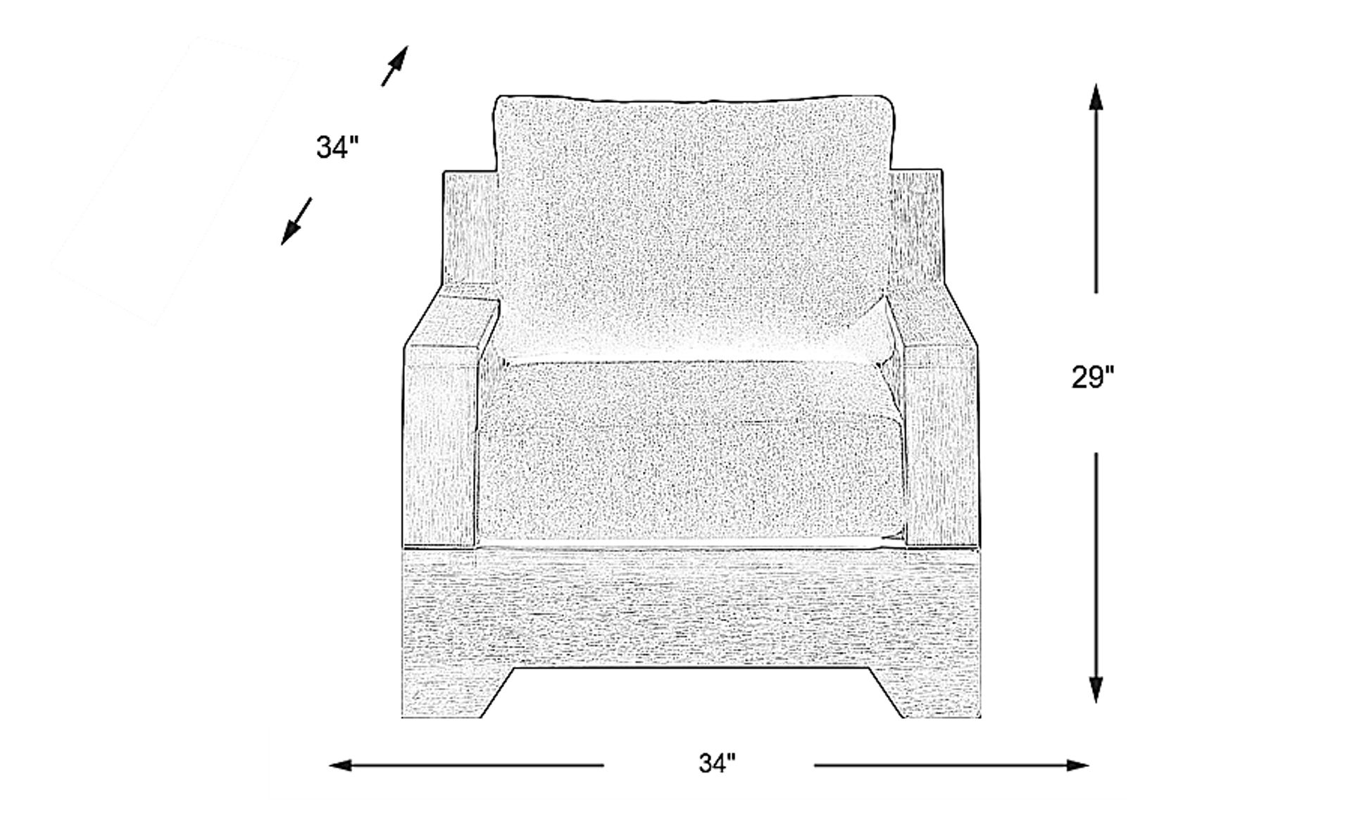 Dimension Image. Please refer to the Dimension Tab on this page for dimension details.