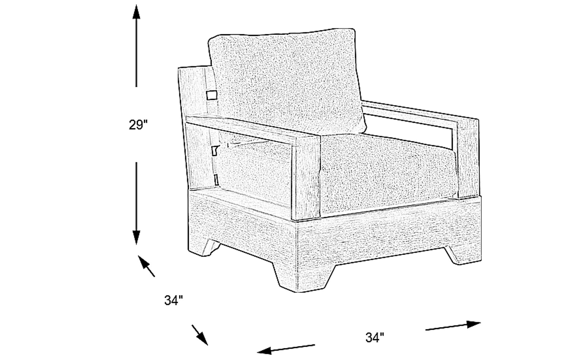Dimension Image. Please refer to the Dimension Tab on this page for dimension details.