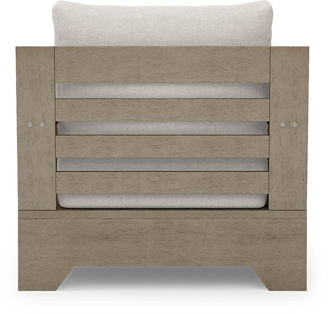 Cindy Crawford Home Lake Tahoe Gray Outdoor Club Chair with Seagull Cushions - Thumbnail - Image 4