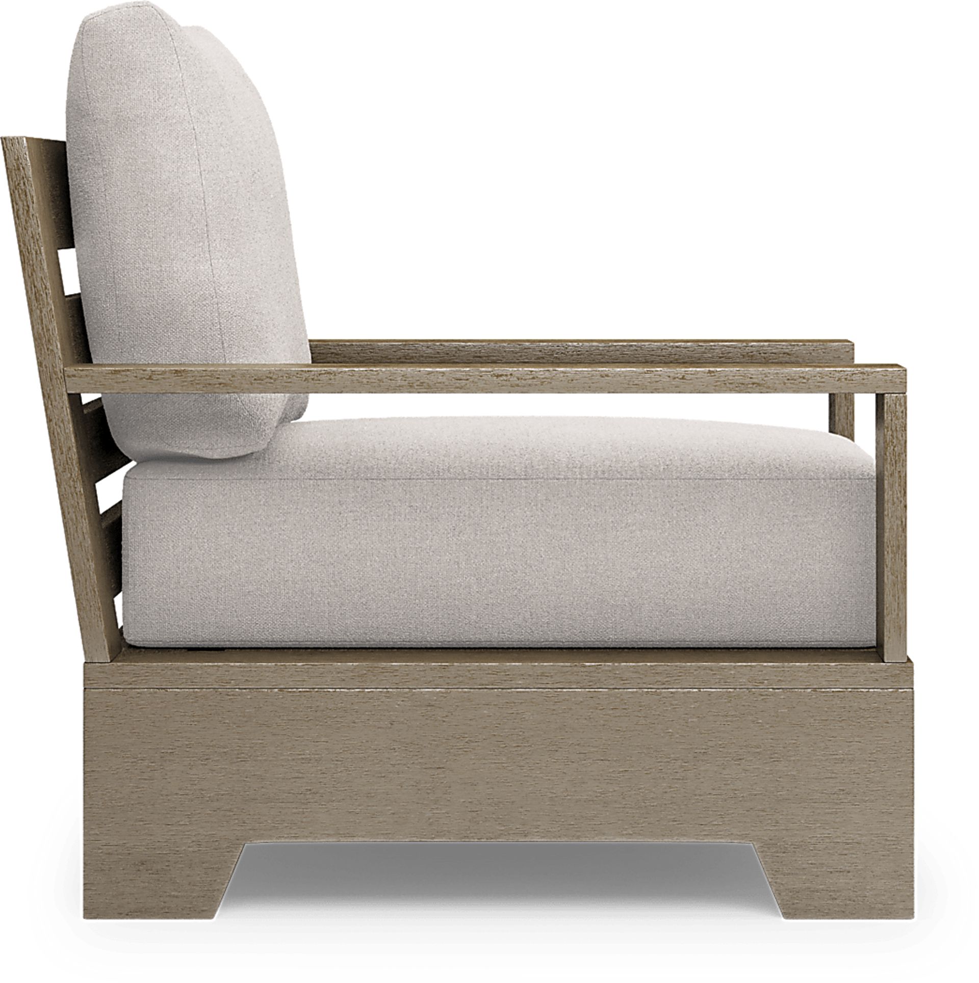 Cindy Crawford Home Lake Tahoe Gray Outdoor Club Chair with Seagull Cushions - Image 5
