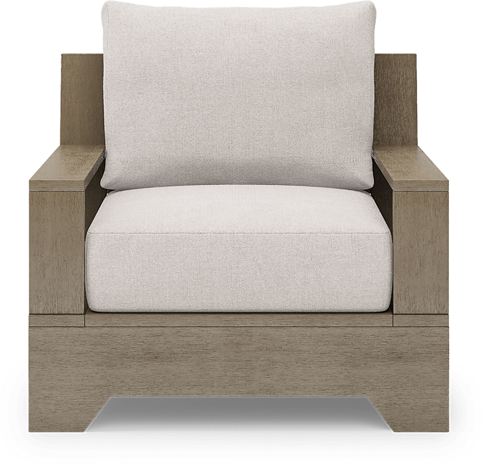 Lake Tahoe Gray 4 Pc Outdoor Sofa Seating Set with Seagull Cushions - Image 5