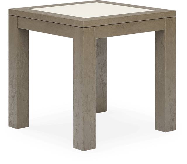 Lake Tahoe Gray Outdoor End Table - Thumbnail - Image 1