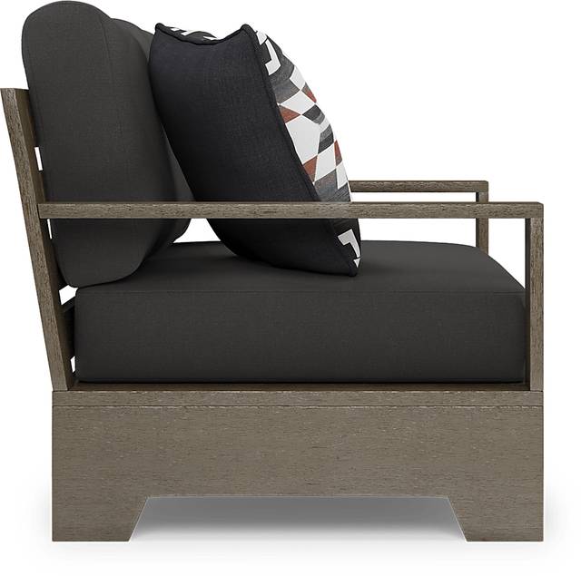 Cindy Crawford Home Lake Tahoe Gray 4 Pc Outdoor Seating Set with Charcoal Cushions - Thumbnail - Image 5
