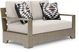 Cindy Crawford Home Lake Tahoe Gray 4 Pc Outdoor Loveseat Seating Set with Seagull Cushions
