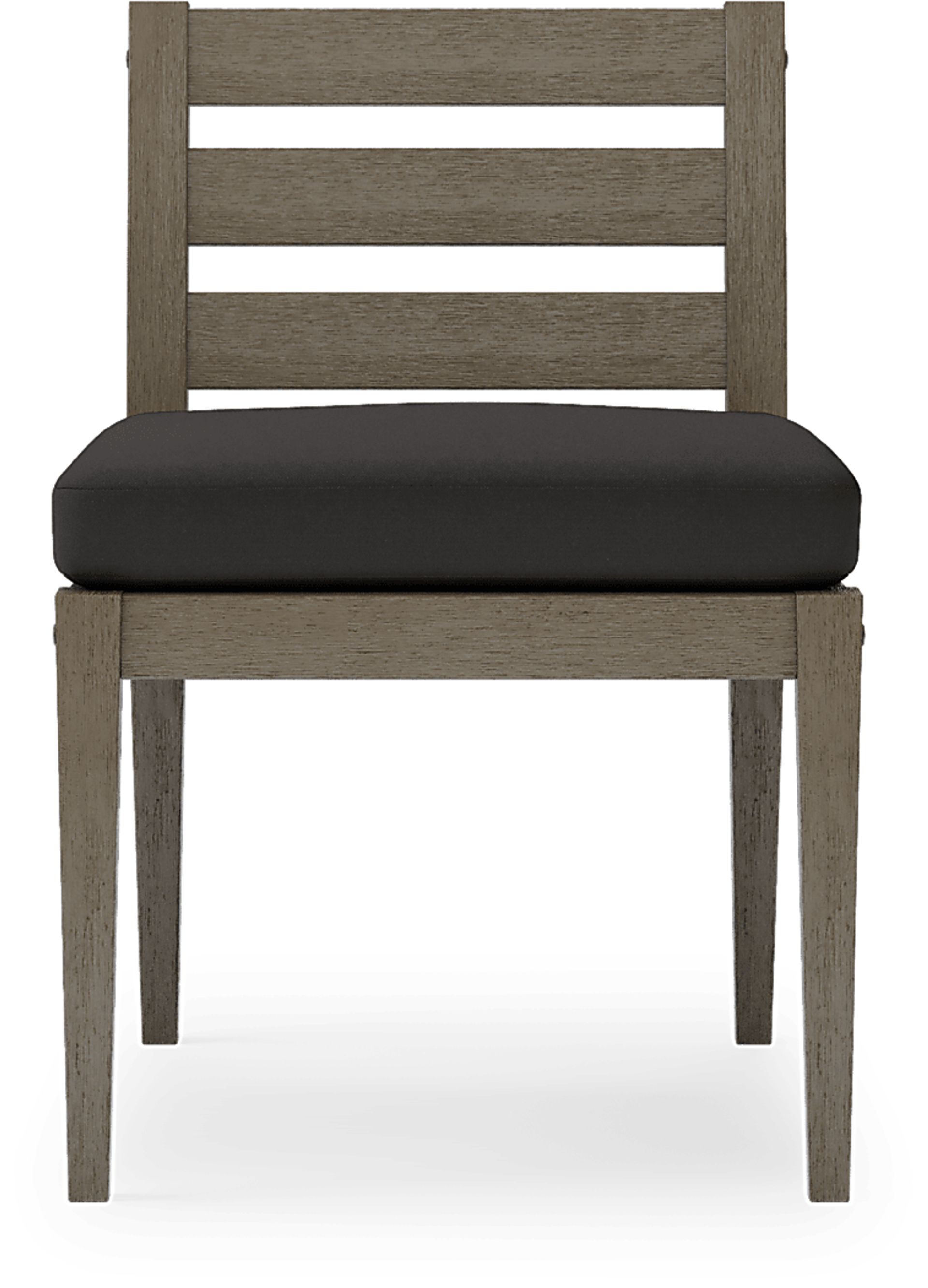 Lake Tahoe Gray 7 Pc Rectangle Outdoor Dining Set with Charcoal Cushions - Image 5