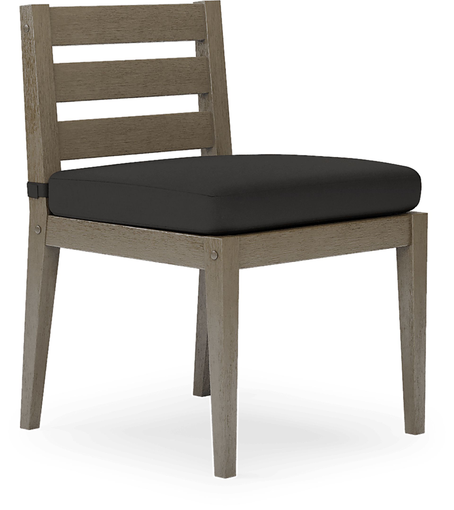 Lake Tahoe Gray 7 Pc Rectangle Outdoor Dining Set with Charcoal Cushions - Image 4